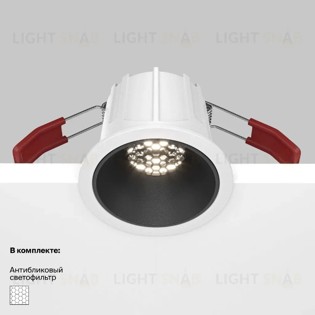 Встраиваемый светильник Maytoni Technical Alfa LED DL043-01-10W4K-RD-WB DL043-01-10W4K-RD-WB