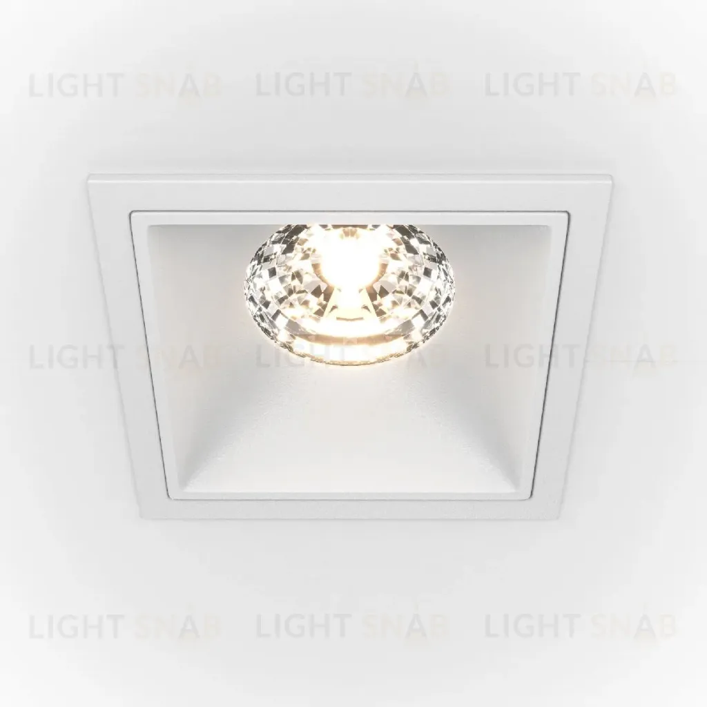 Встраиваемый светильник Maytoni Technical Alfa LED DL043-01-15W3K-D-SQ-W DL043-01-15W3K-D-SQ-W