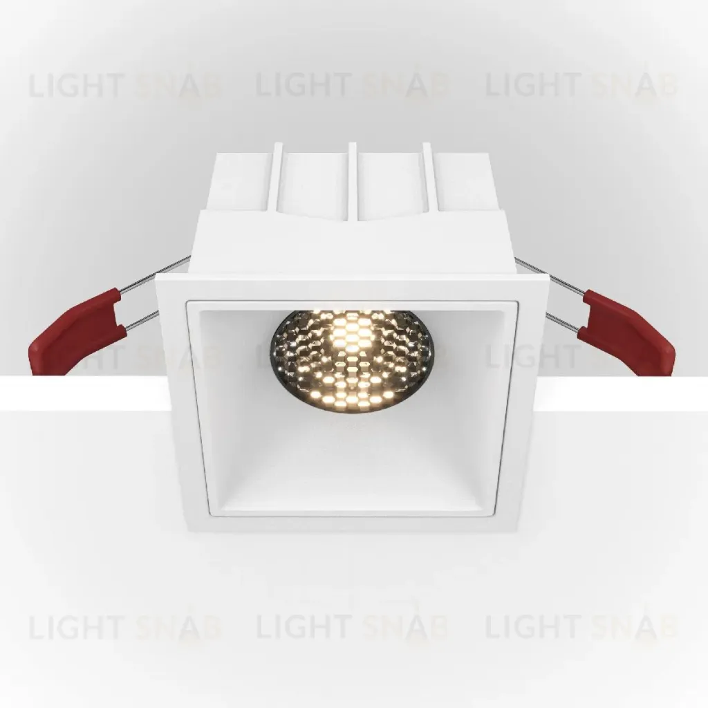 Встраиваемый светильник Maytoni Technical Alfa LED DL043-01-15W3K-D-SQ-W DL043-01-15W3K-D-SQ-W