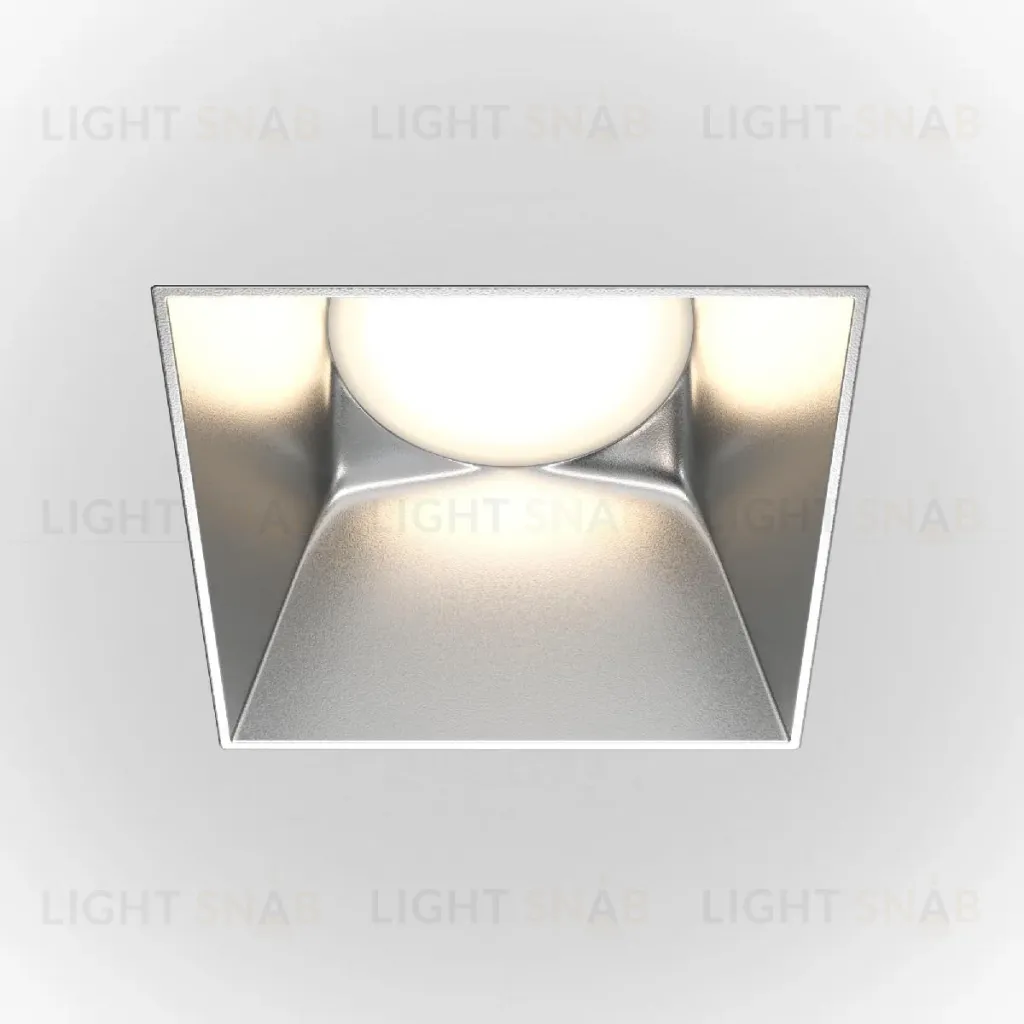Встраиваемый светильник Maytoni Technical Share DL051-01-GU10-SQ-WS DL051-01-GU10-SQ-WS