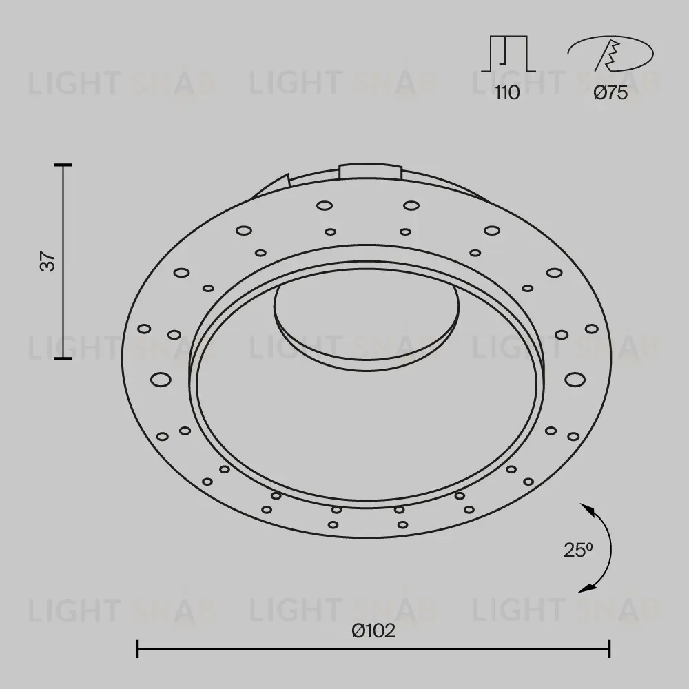 Встраиваемый светильник Maytoni Technical Share DL051-U-2W DL051-U-2W