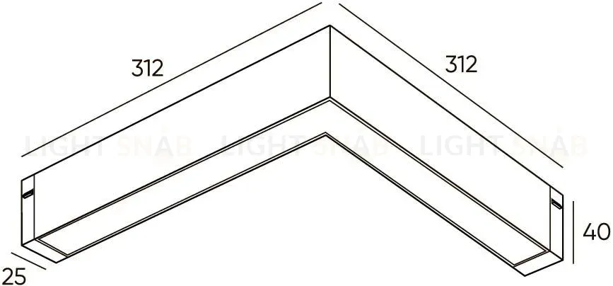 Трековый светодиодный светильник Denkirs Smart Linear DK8014-BK DK8014-BK