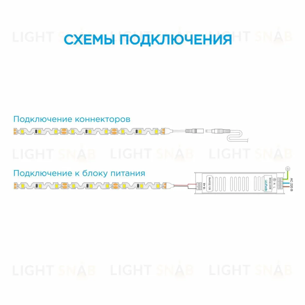 Светодиодная лента Apeyron 12В СТ 4,8Вт/м smd2835 60д/м IP20 400Лм/м 10м, 4000К 00-132 00-132