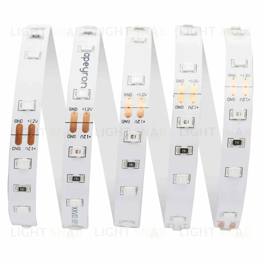 Светодиодная лента Apeyron 12В СТ 4,8Вт/м smd3528, 60д/м IP20 5м синяя 00-01 00-01