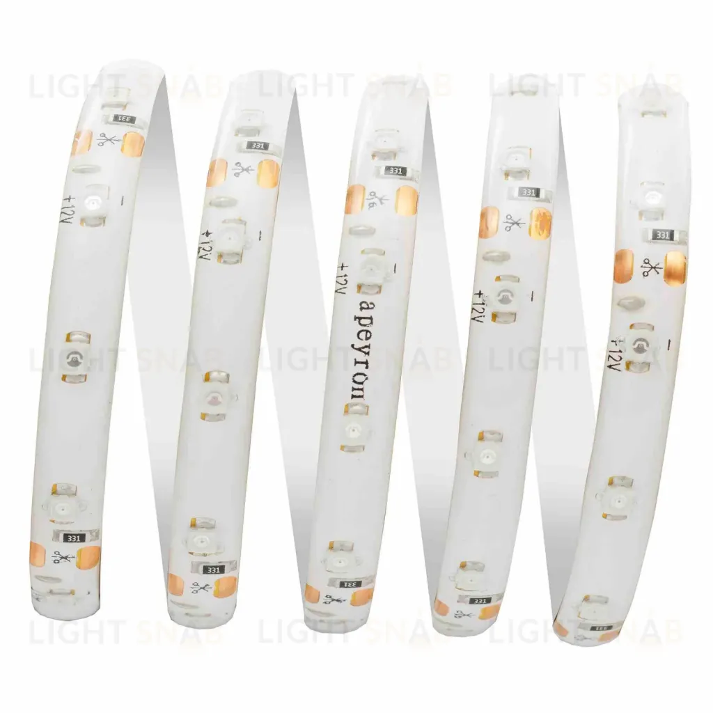 Светодиодная лента Apeyron 12В СТ 4,8Вт/м smd3528, 60д/м IP65 5м красная 00-04 00-04