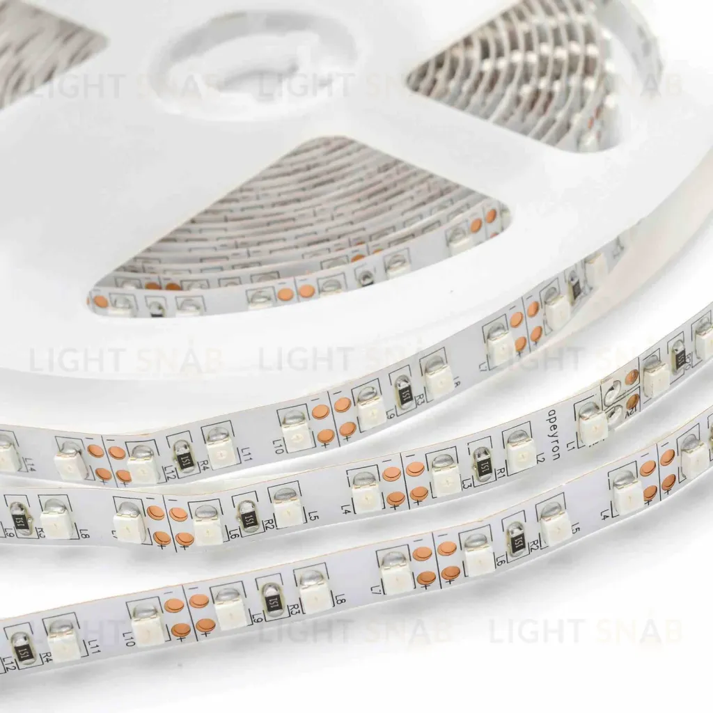 Светодиодная лента Apeyron 12В СТ 9,6Вт/м smd3528, 120д/м IP20 5м красная 00-13 00-13