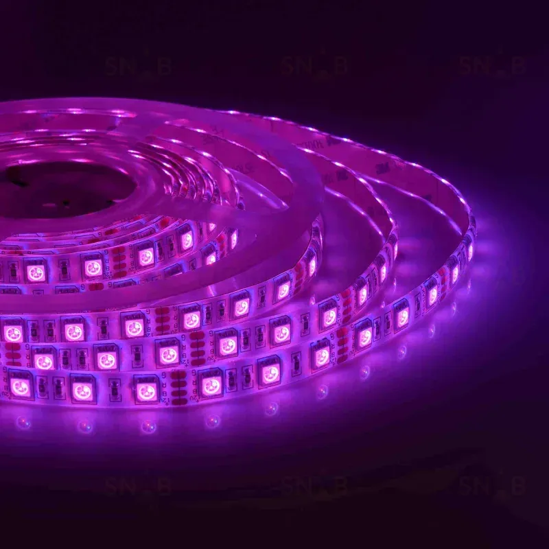 Светодиодная лента Apeyron 12В СТ 14,4Вт/м smd5050 60д/м IP65 5м RGB 00-12 00-12