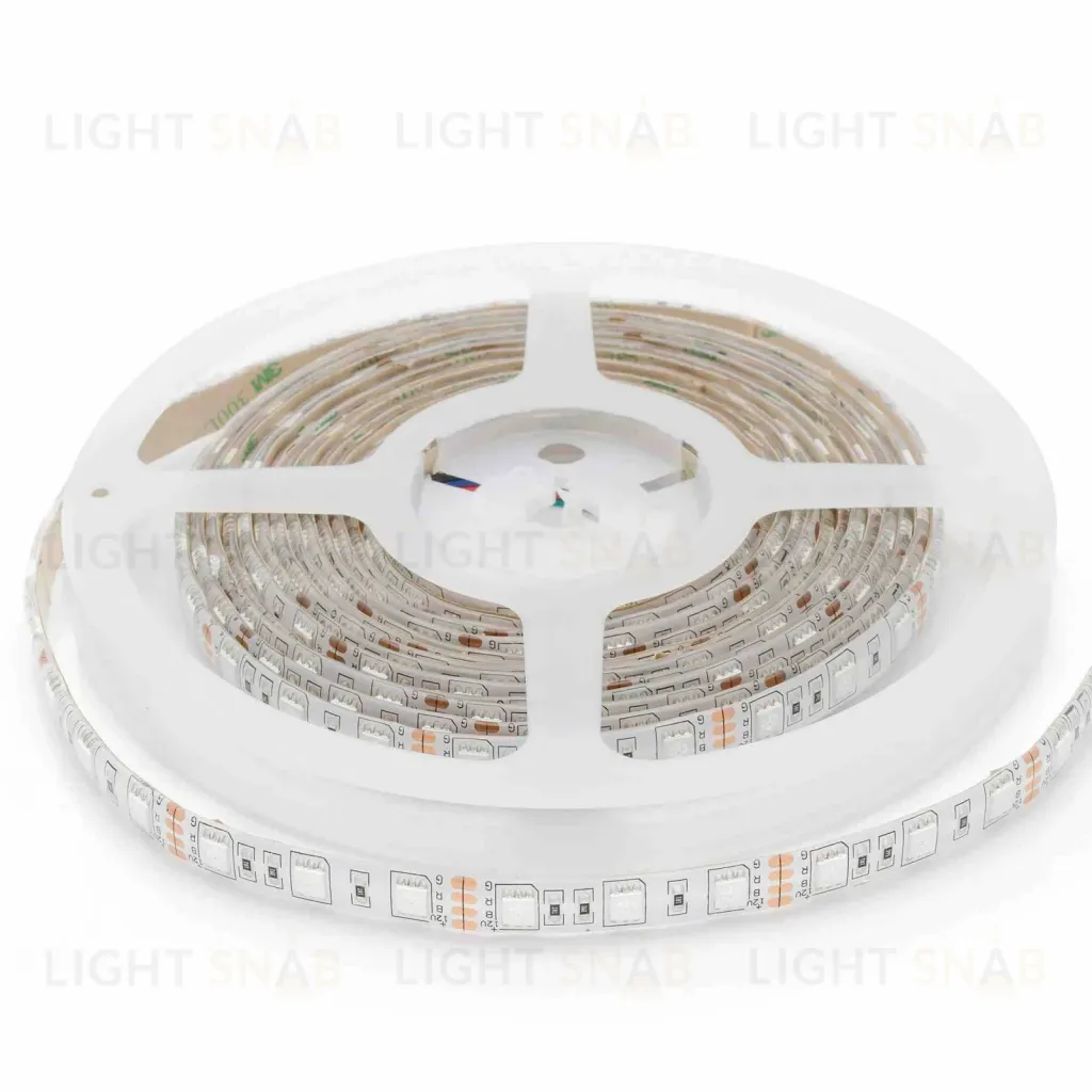 Светодиодная лента Apeyron 12В СТ 14,4Вт/м smd5050 60д/м IP65 5м RGB 00-12 00-12