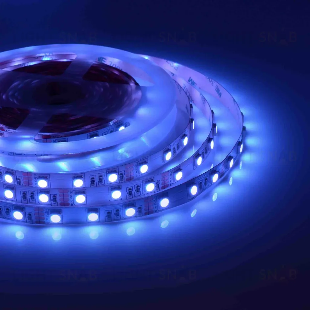 Светодиодная лента Apeyron 12В СТ 14,4Вт/м smd5050 60д/м IP20 5м RGB 00-17 00-17