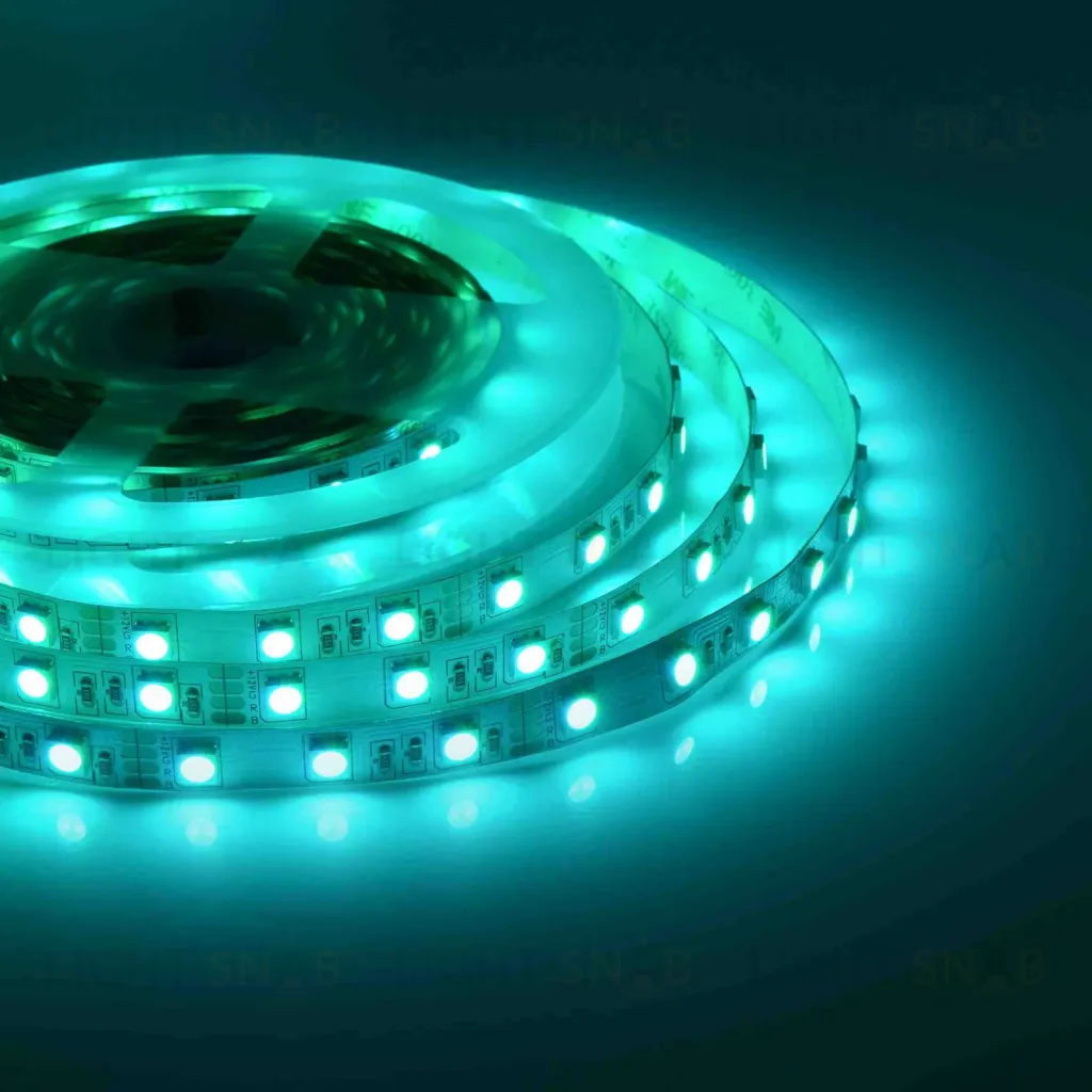 Светодиодная лента Apeyron 12В СТ 14,4Вт/м smd5050 60д/м IP20 5м RGB 00-17 00-17