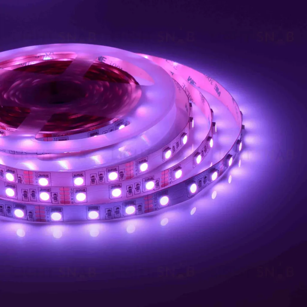 Светодиодная лента Apeyron 12В СТ 14,4Вт/м smd5050 60д/м IP20 5м RGB 00-17 00-17
