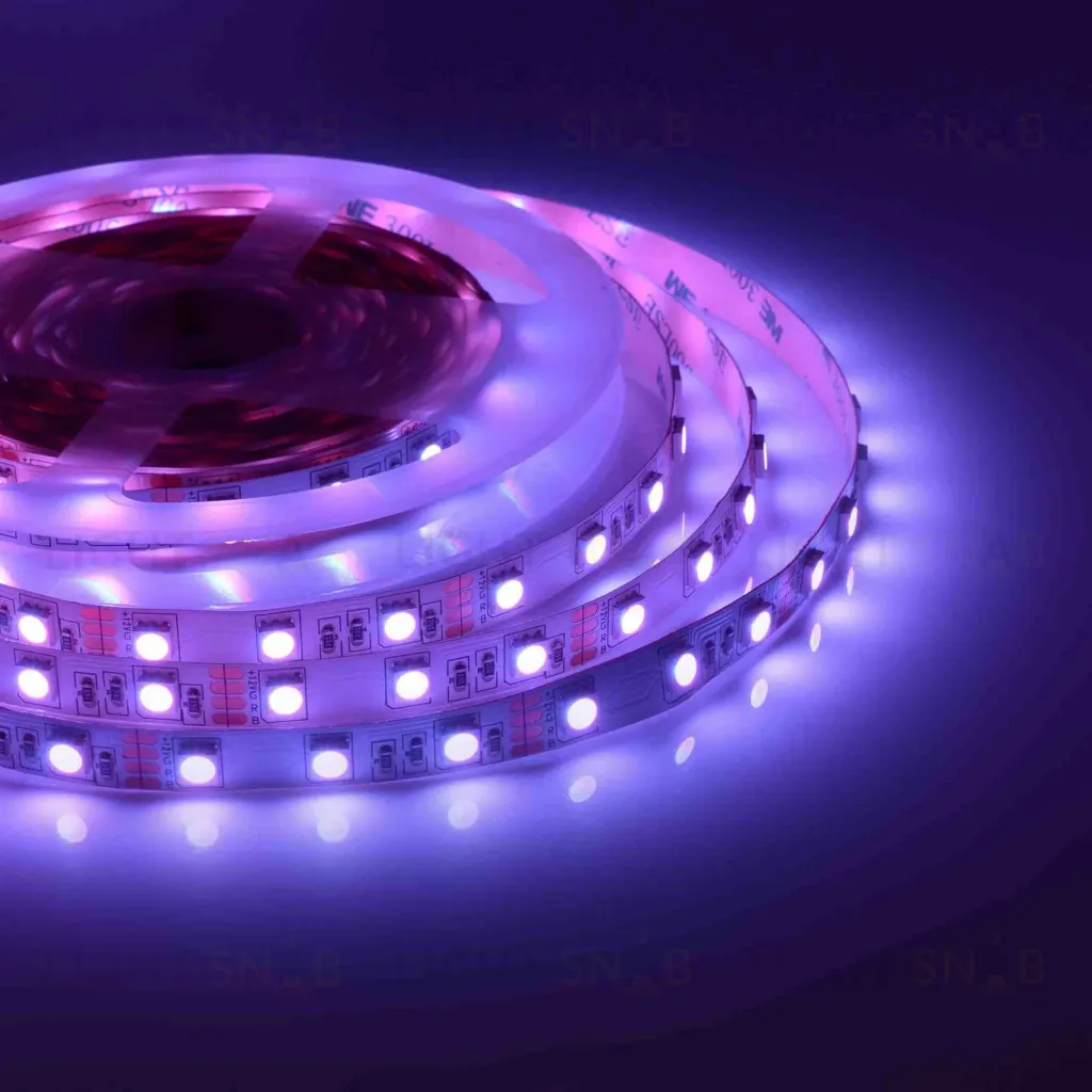 Светодиодная лента Apeyron 12В СТ 14,4Вт/м smd5050 60д/м IP20 5м RGB 00-17 00-17