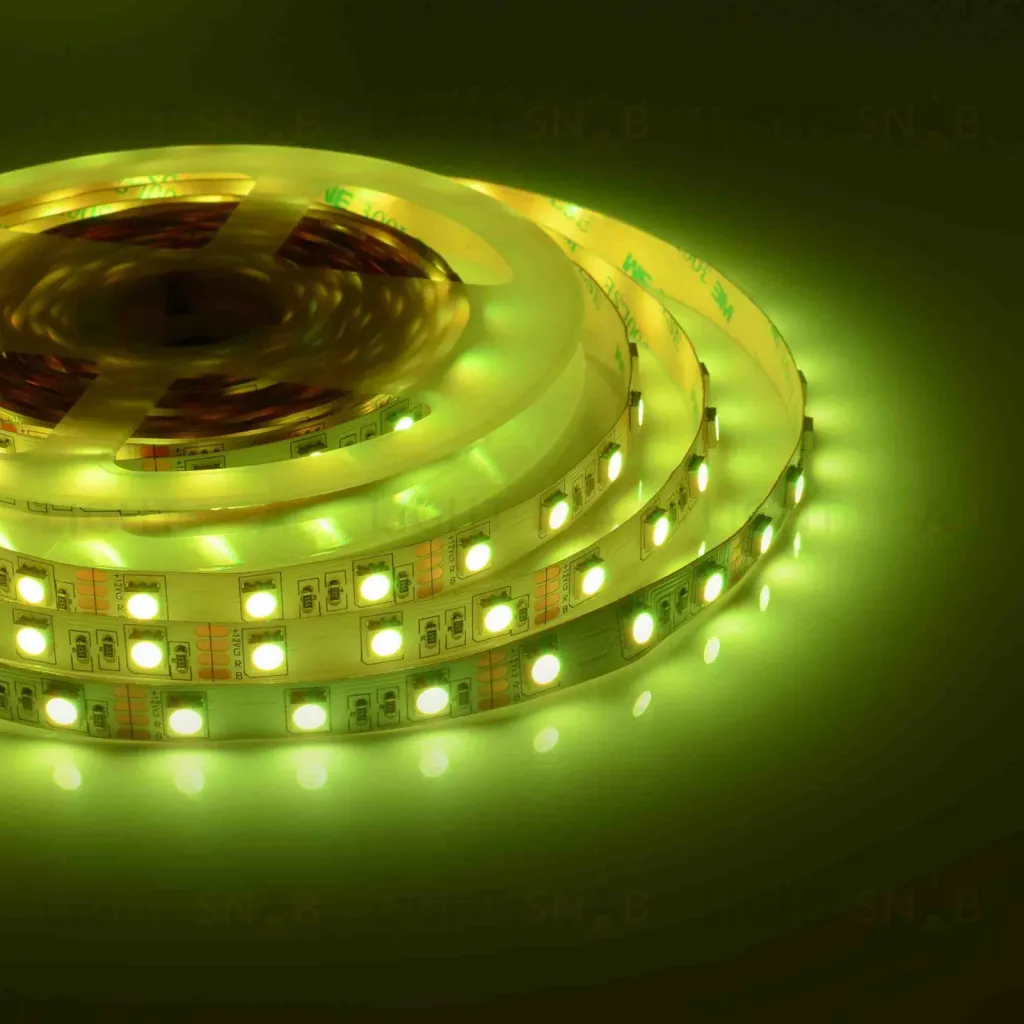Светодиодная лента Apeyron 12В СТ 14,4Вт/м smd5050 60д/м IP20 5м RGB 00-17 00-17