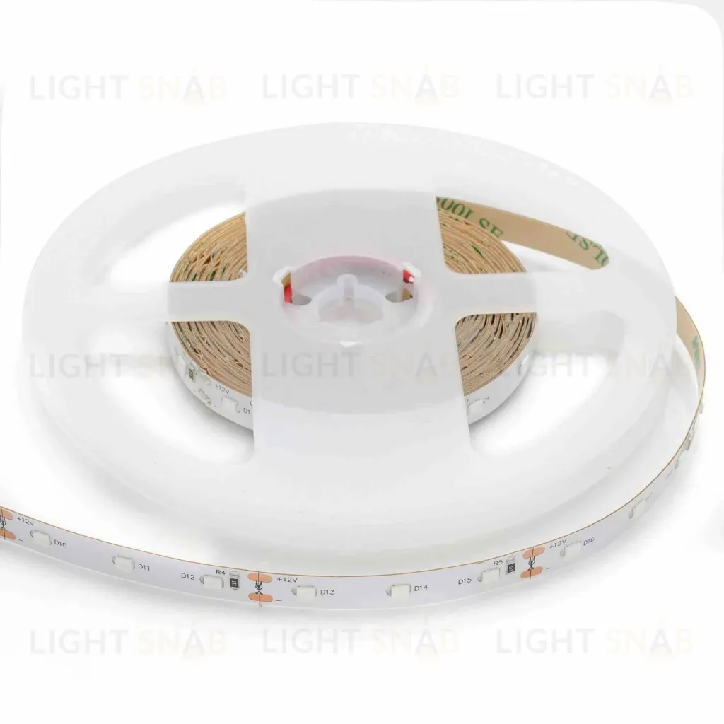 Светодиодная лента Apeyron 12В СТ 4,8Вт/м smd3528, 60д/м IP20 5м желтая 33BL 33BL