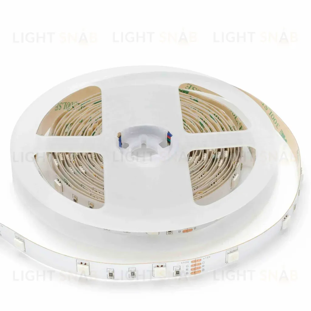 Светодиодная лента Apeyron 12В СТ 7,2Вт/м smd5050 30д/м IP20 3м RGB 217BL 217BL