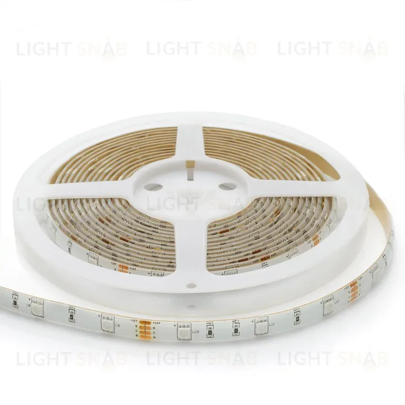 Комплект светодиодной ленты Apeyron 12В 7.2Вт/м smd 5050 30 д/м IP65 5м RGB (блок, коннектор, контроллер)  10-03 10-03