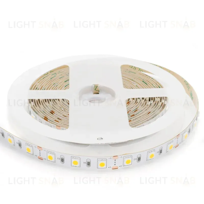 Комплект светодиодной ленты Apeyron 12В 144Вт/м smd 5050 60 д/м IP20 1м 3000К (блок, коннектор) 10-68 10-68