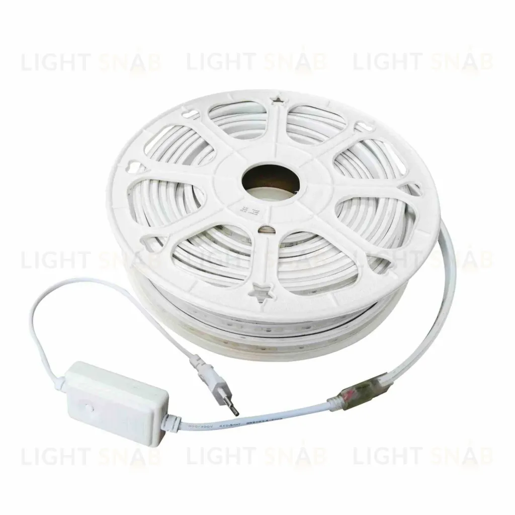 Светодиодная лента Apeyron 220В 12Вт/м smd5050 60д/м IP65 аксессуарами RGB 10-51 10-51