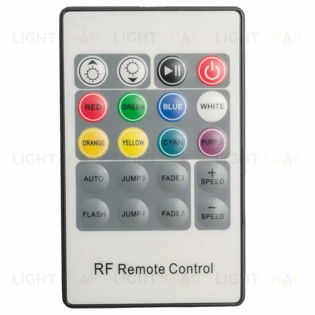 Контроллер RGB Apeyron 12/24В 288/576Вт 3 канала*8А IP20 пульт радио 04-39 04-39