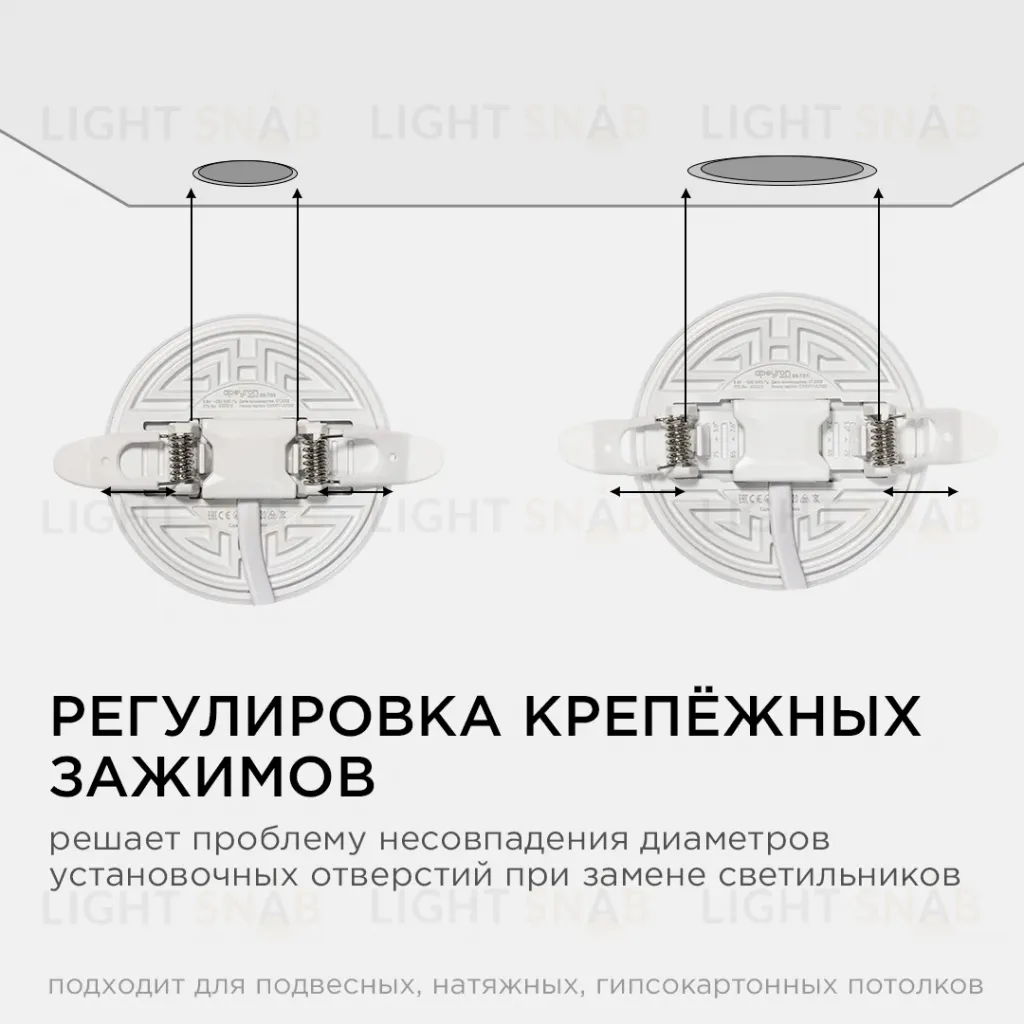 Встраиваемая светодиодная панель безрамочная Apeyron FLP 06-101 06-101