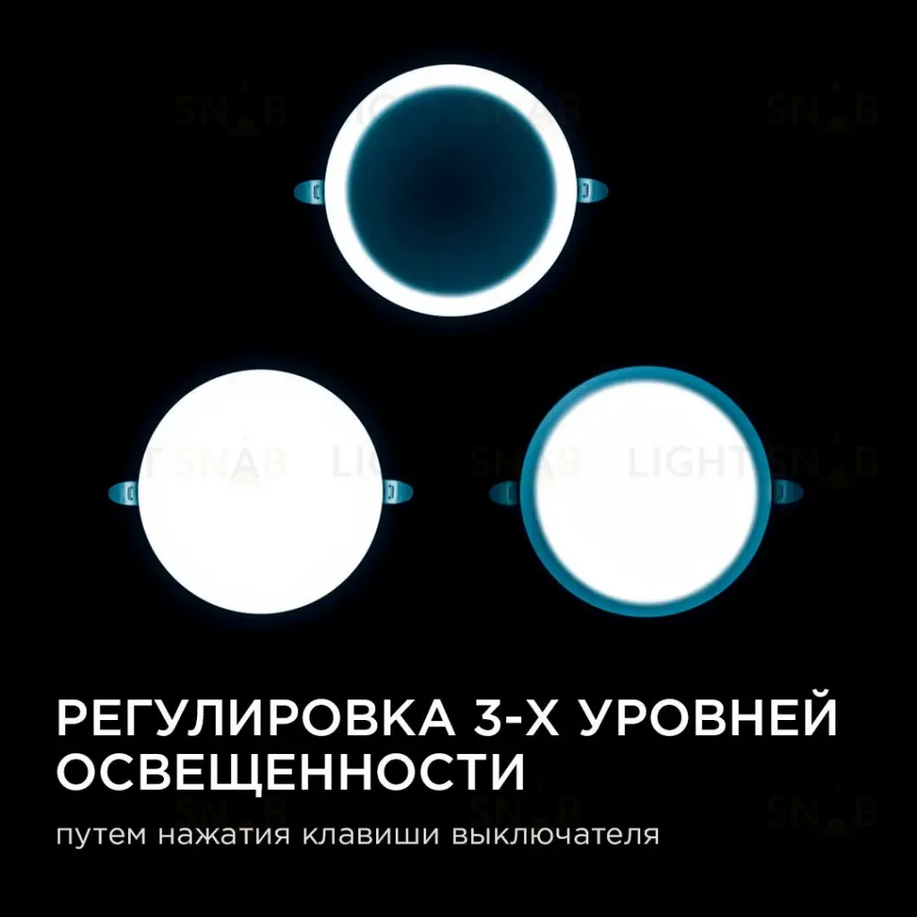 Встраиваемая светодиодная панель безрамочная Apeyron FLP 06-109 06-109
