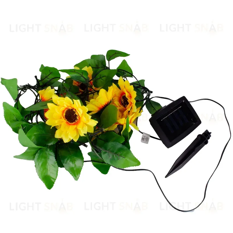 Садовая гирлянда на солнечной батарее Uniel USL-S-138/PT2300 SUNFLOWERS UL-00009377 USL-S-138/PT2300 SUNFLOWERS