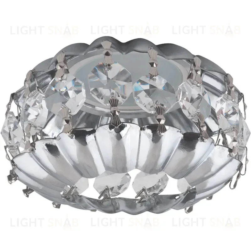 Встраиваемый светильник Fametto DLS-F103 GU5.3 CHROME/CLEAR 09977 DLS-F103 GU5.3 CHROME/CLEAR