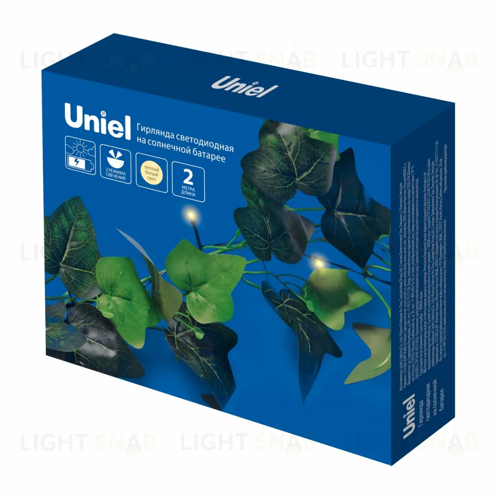 Садовая гирлянда на солнечной батарее Uniel USL-S-135/PT2000 IVY UL-00009374 USL-S-135/PT2000 IVY