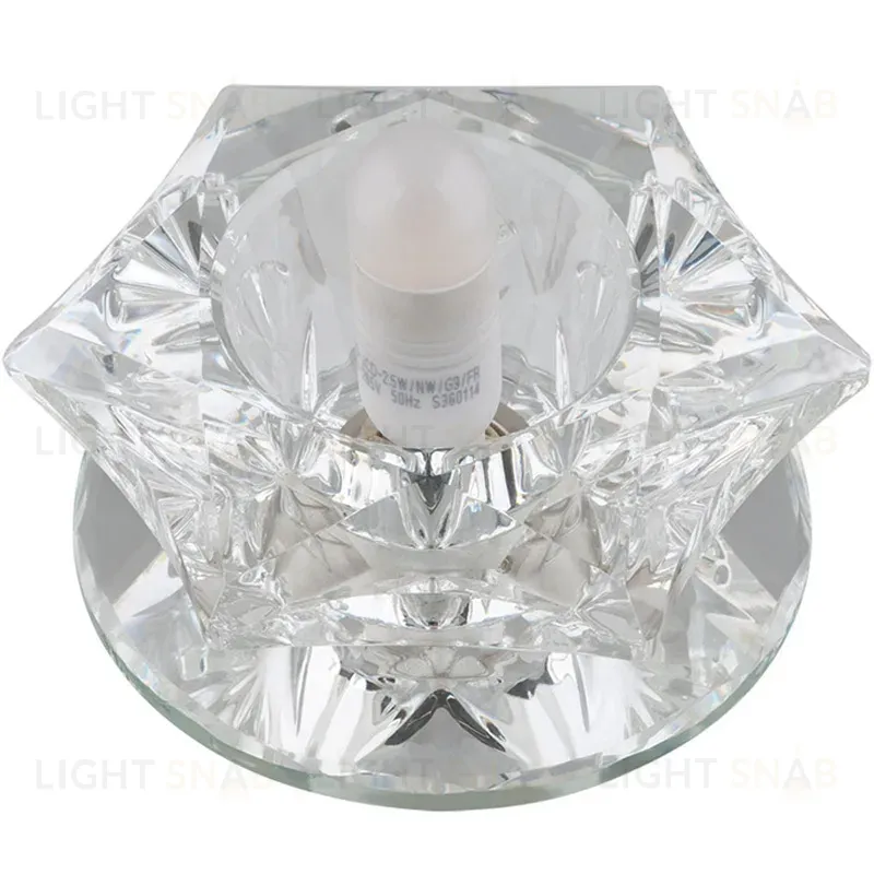 Встраиваемый светильник Fametto DLS-F109 G9 GLASSY/CLEAR 10122 DLS-F109 G9 GLASSY/CLEAR