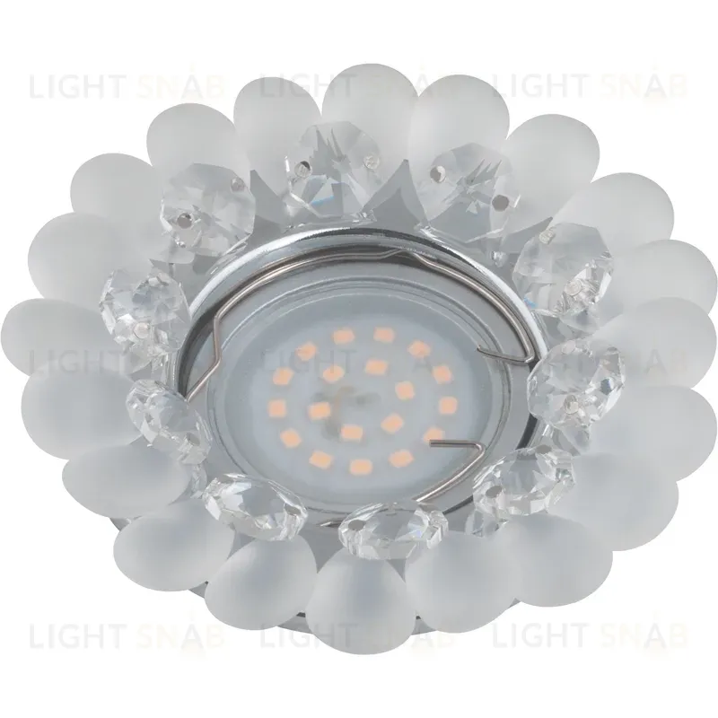 Встраиваемый светильник Fametto DLS-P120 GU5.3 CHROME/CLEAR 10555 DLS-P120 GU5.3 CHROME/CLEAR
