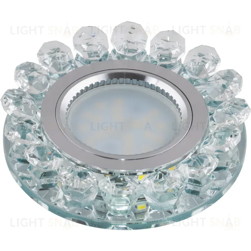 Встраиваемый светильник Fametto DLS-L102 GU5.3 CHROME/CLEAR 09999 DLS-L102 GU5.3 CHROME/CLEAR