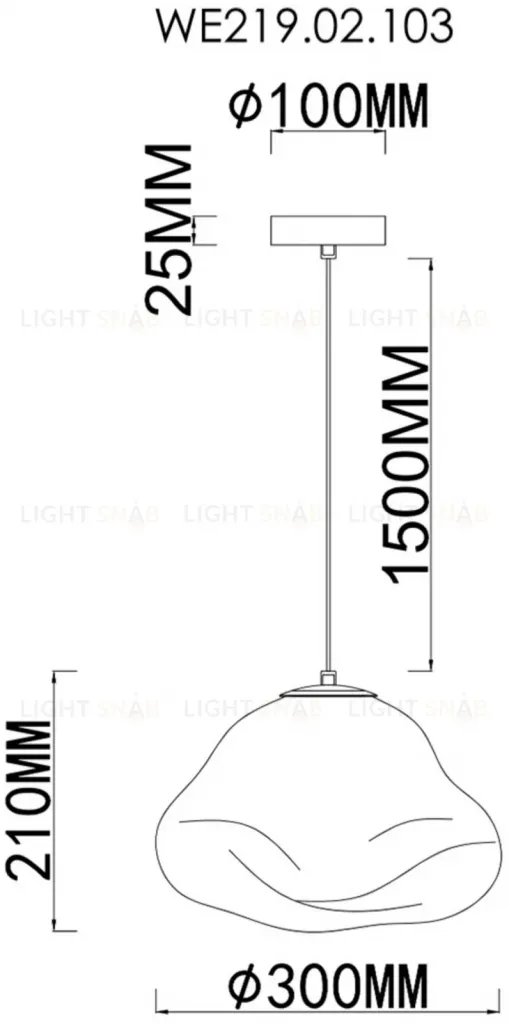 Подвесной светильник Wertmark Isola WE219.02.103 WE219.02.103
