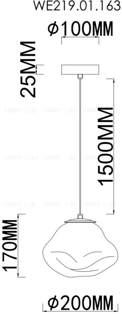 Подвесной светильник Wertmark Isola WE219.01.163 WE219.01.163