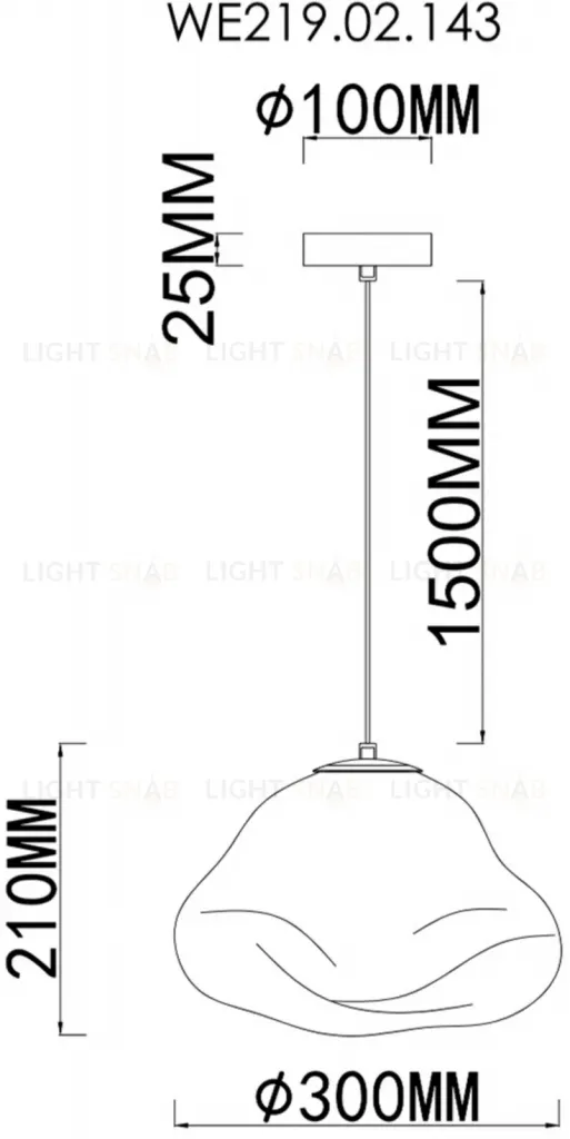 Подвесной светильник Wertmark Isola WE219.02.143 WE219.02.143