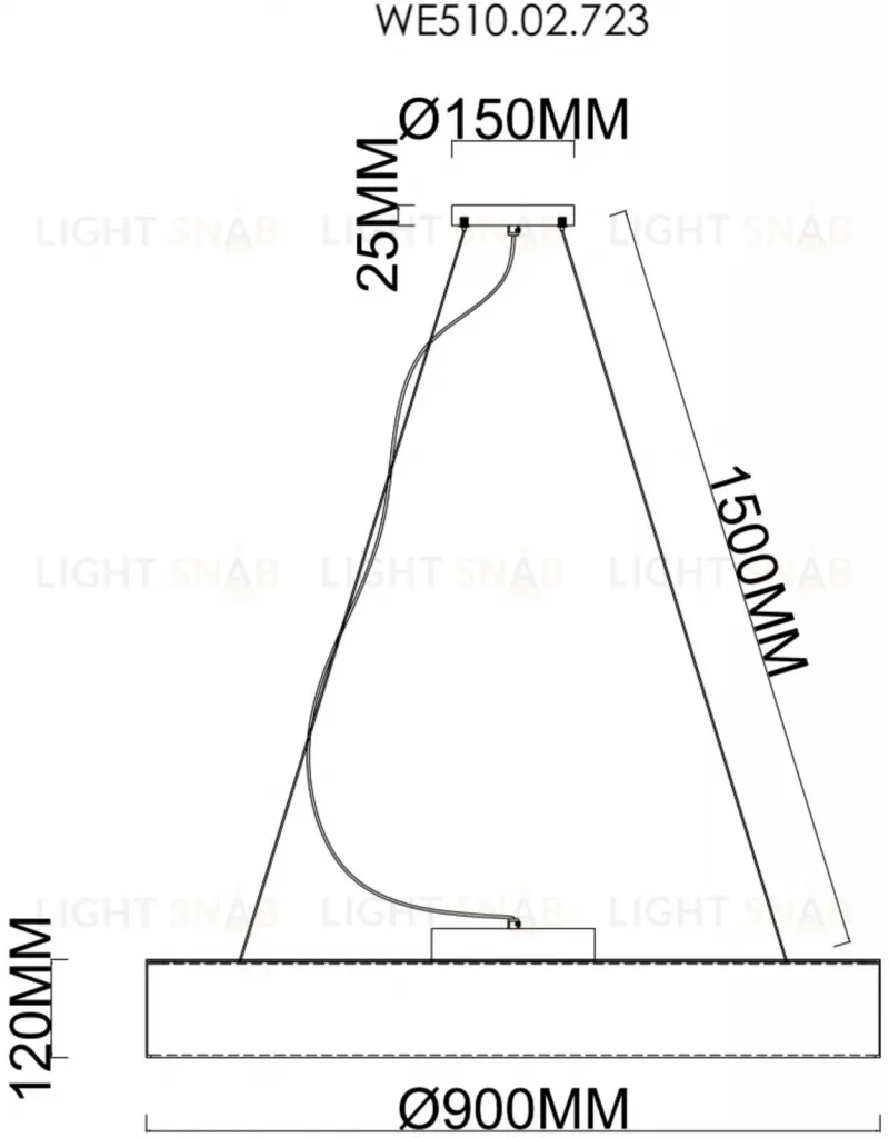 Подвесной светильник Wertmark Edera WE510.02.723 WE510.02.723