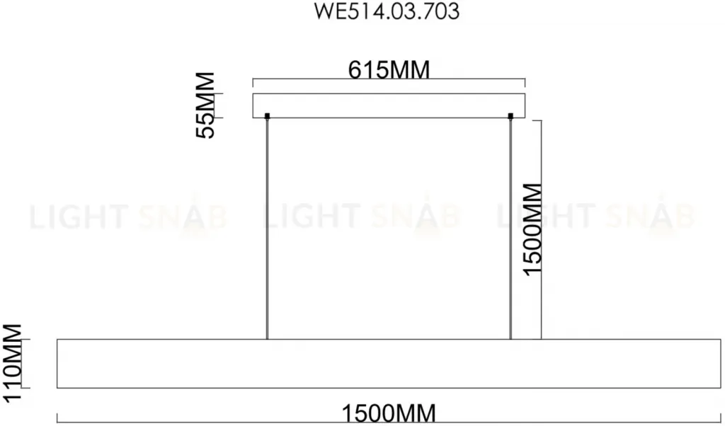 Подвесной светильник Wertmark Edda WE514.03.703 WE514.03.703
