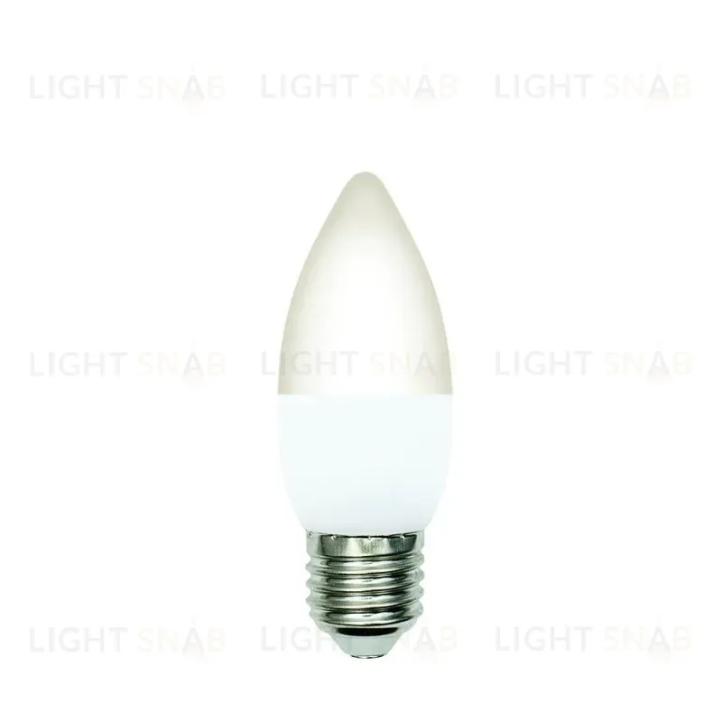 Лампа светодиодная Volpe E27 6W 3000K матовая LED-C37-6W/3000K/E27/FR/SLS UL-00008788 LED-C37-6W/3000K/E27/FR/SLS