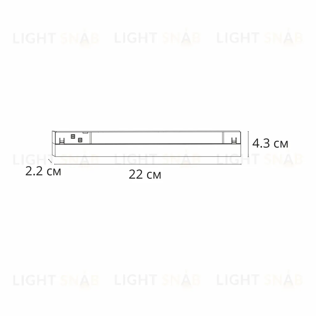 Трековый магнитный светильник Arte Lamp Linea A4684PL-1BK A4684PL-1BK