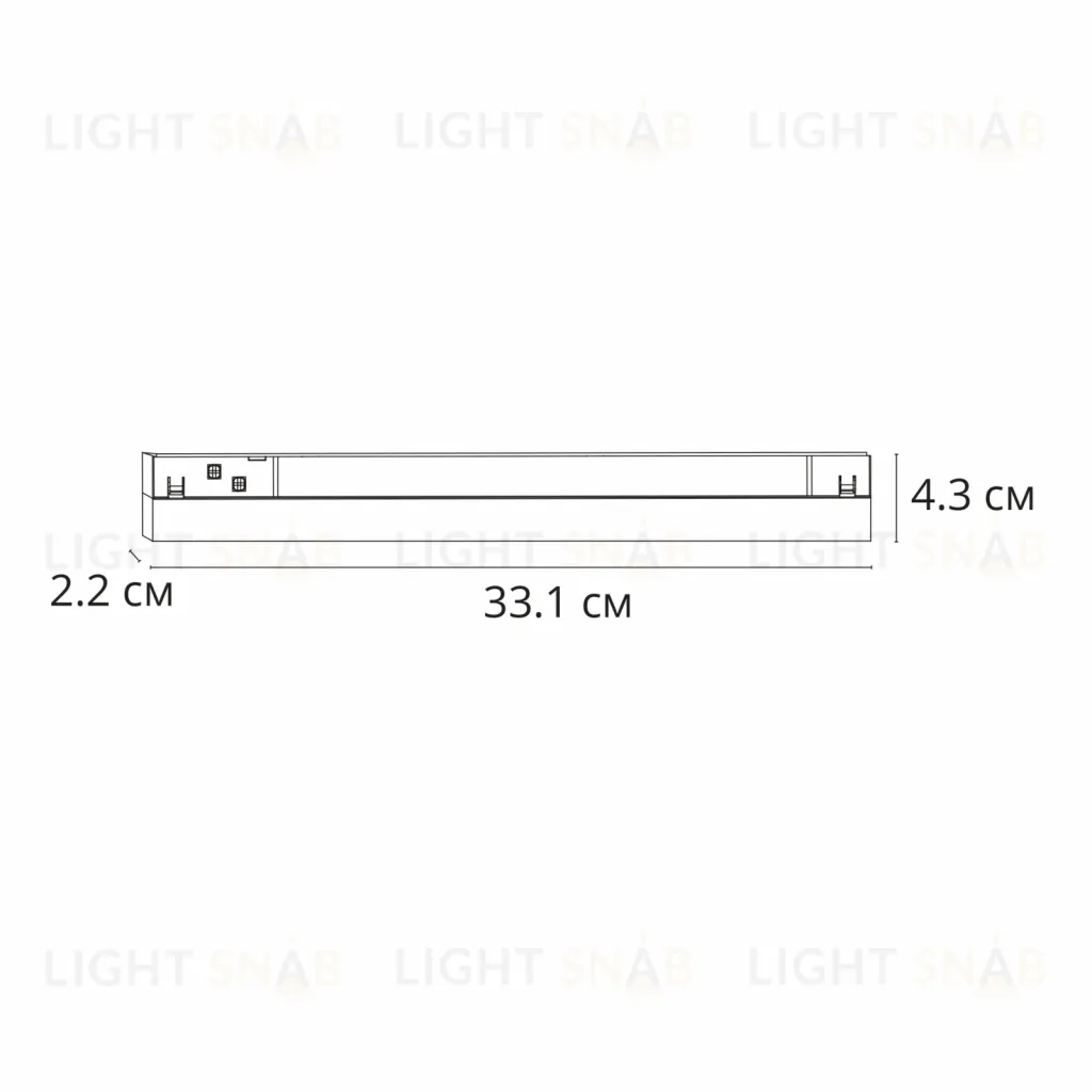Трековый магнитный светильник Arte Lamp Linea A4695PL-1BK A4695PL-1BK