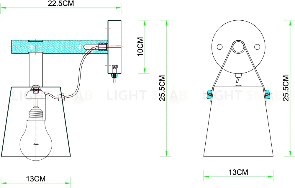 Бра Arte Lamp Thomas A7032AP-1BK A7032AP-1BK
