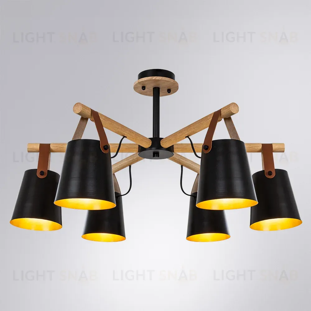 Люстра на штанге Arte Lamp Thomas A7032PL-6BK A7032PL-6BK