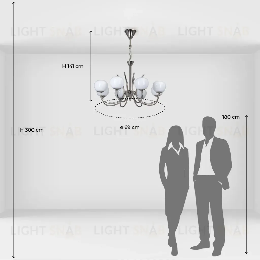 Подвесная люстра MW-Light Оливия 306014808 306014808