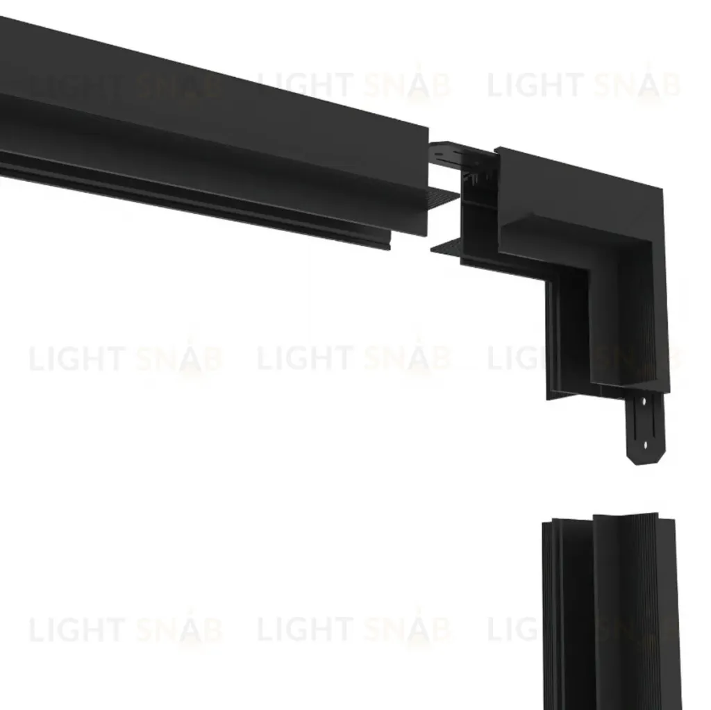 Коннектор L-образный стена-потолок Denkirs Smart TR2118-BK TR2118-BK