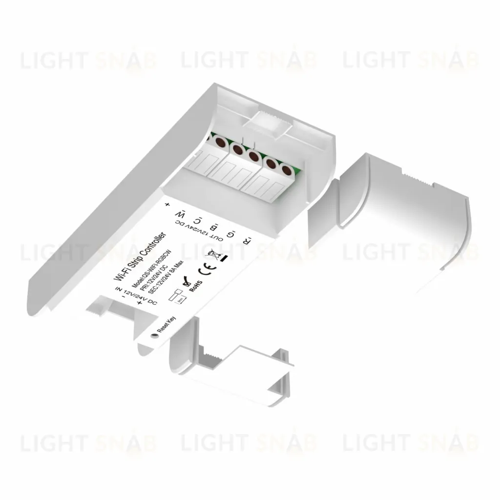 WIFI контроллер RGBCW для светодиодных лент ST Luce Functional 12/24V 8A ST9000.500.01RGBCW ST9000.500.01RGBCW