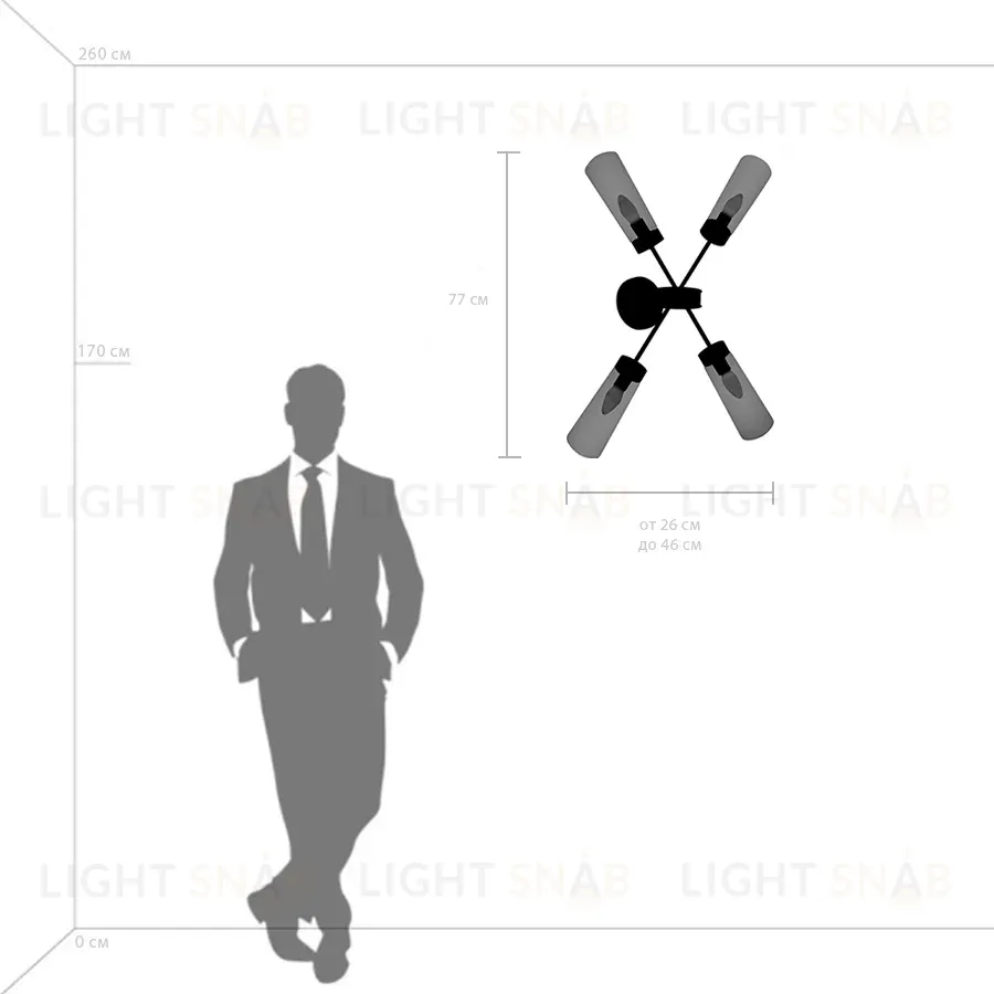 Бра Lightstar Crotone 690643 690643
