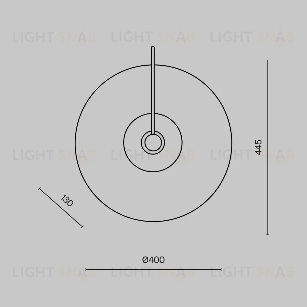 Настенный светильник Maytoni Mare MOD305WL-01B MOD305WL-01B