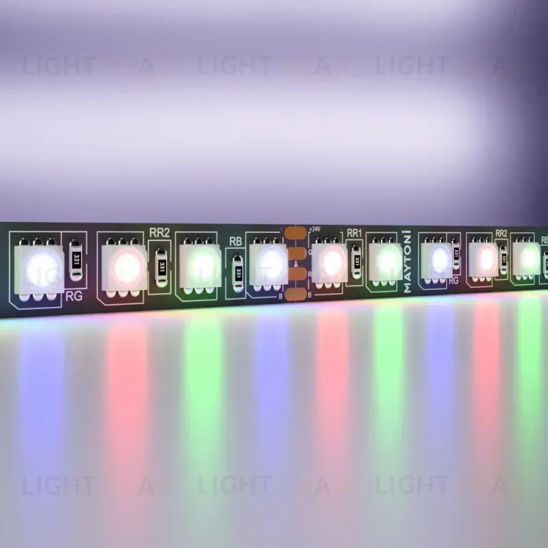 Светодиодная лента Maytoni Led Strip 24В 5050 21Вт/м RGB 5м IP20 Black 20038 20038