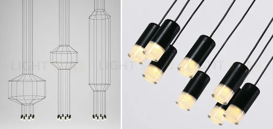 Подвесной светильник ImperiumLoft Vibia Wireflow 84534-22 84534-22
