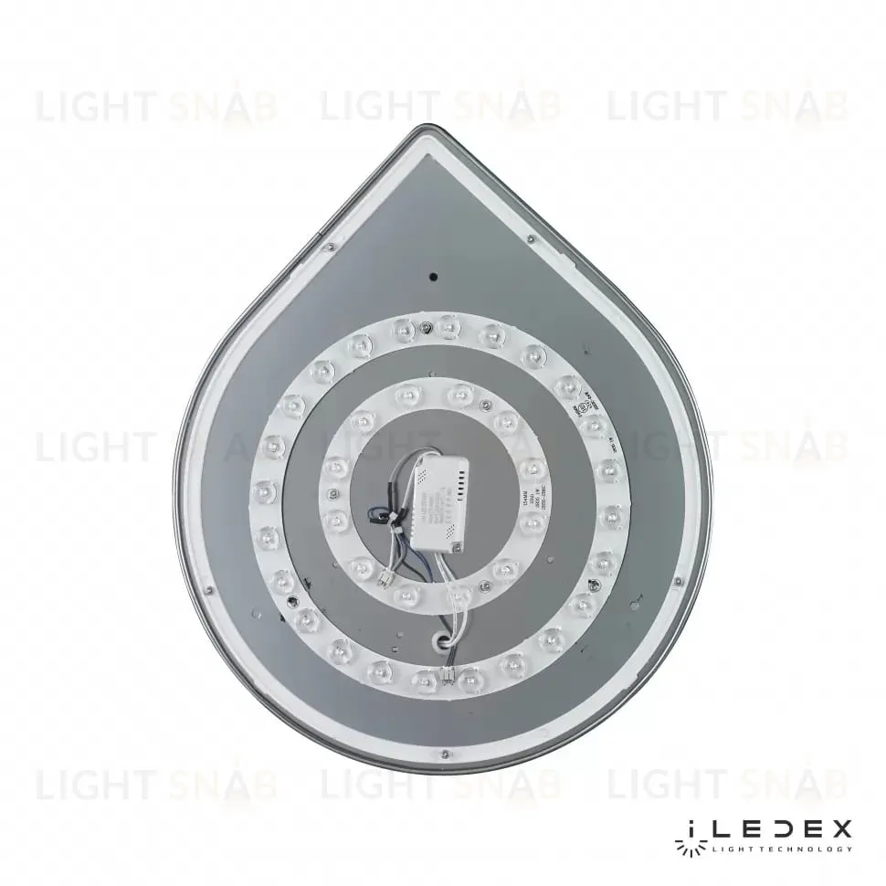 Настенный светильник iLedex Omega 6008W-18W-3000K WH-GL 6008W-18W-3000K WH-GL