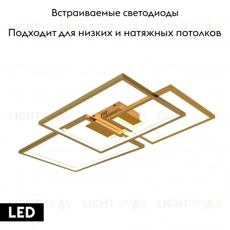 Потолочная люстра iLedex Grace 230/3A-50W-3000K GL 230/3A-50W-3000K GL